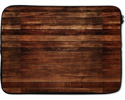 Laptophoes 13 inch - Hardhout - Robuust - Patronen - Laptop sleeve