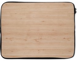Laptophoes 15 inch - Hout - Patronen - Planken - Laptop sleeve