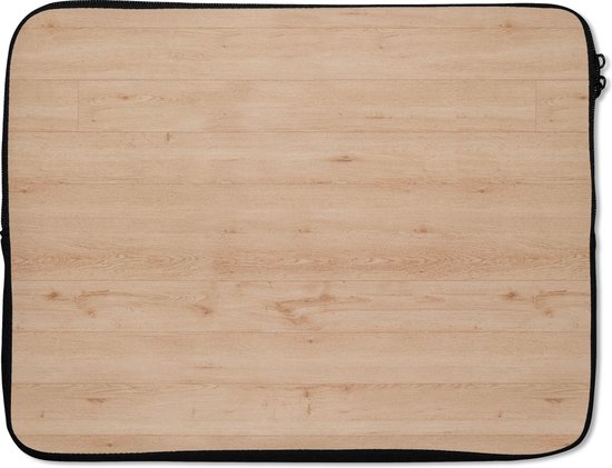 Laptophoes 15 inch - Hout - Patronen - Planken - Laptop sleeve