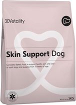 Vetality Hondenvoer Droog - Hypoallergeen Hondenvoer - Dieetvoeding Hond bij Huidproblemen - 3 kg - Voor Pups vanaf 14 Weken en Volwassen Honden