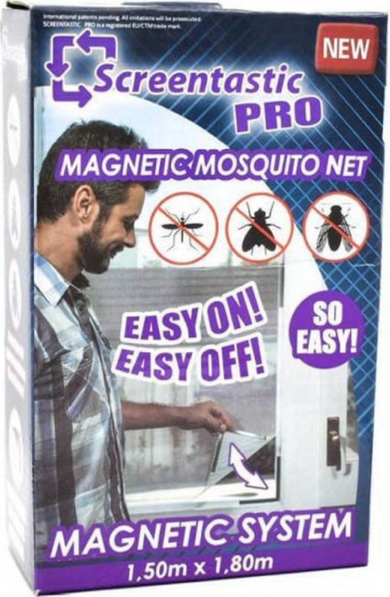 Magnetisch Horrengaas - Raamhor - Anti-Muggen/vliegen/insecten - 150x180cm