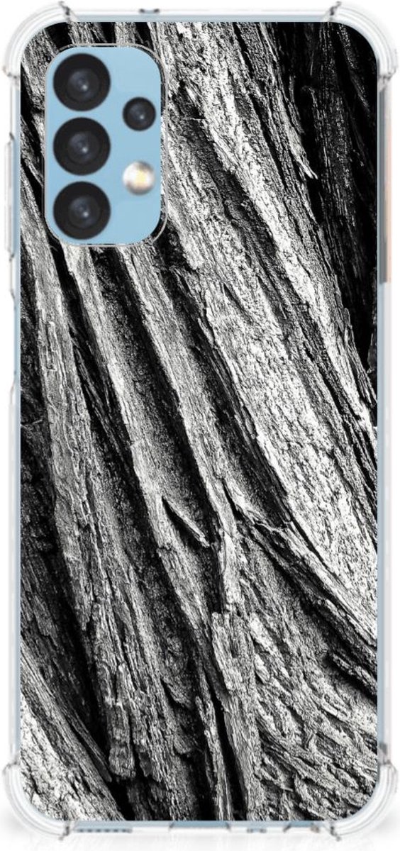 Stevig Telefoonhoesje Samsung Galaxy A13 (4G) Boomschors Grijs