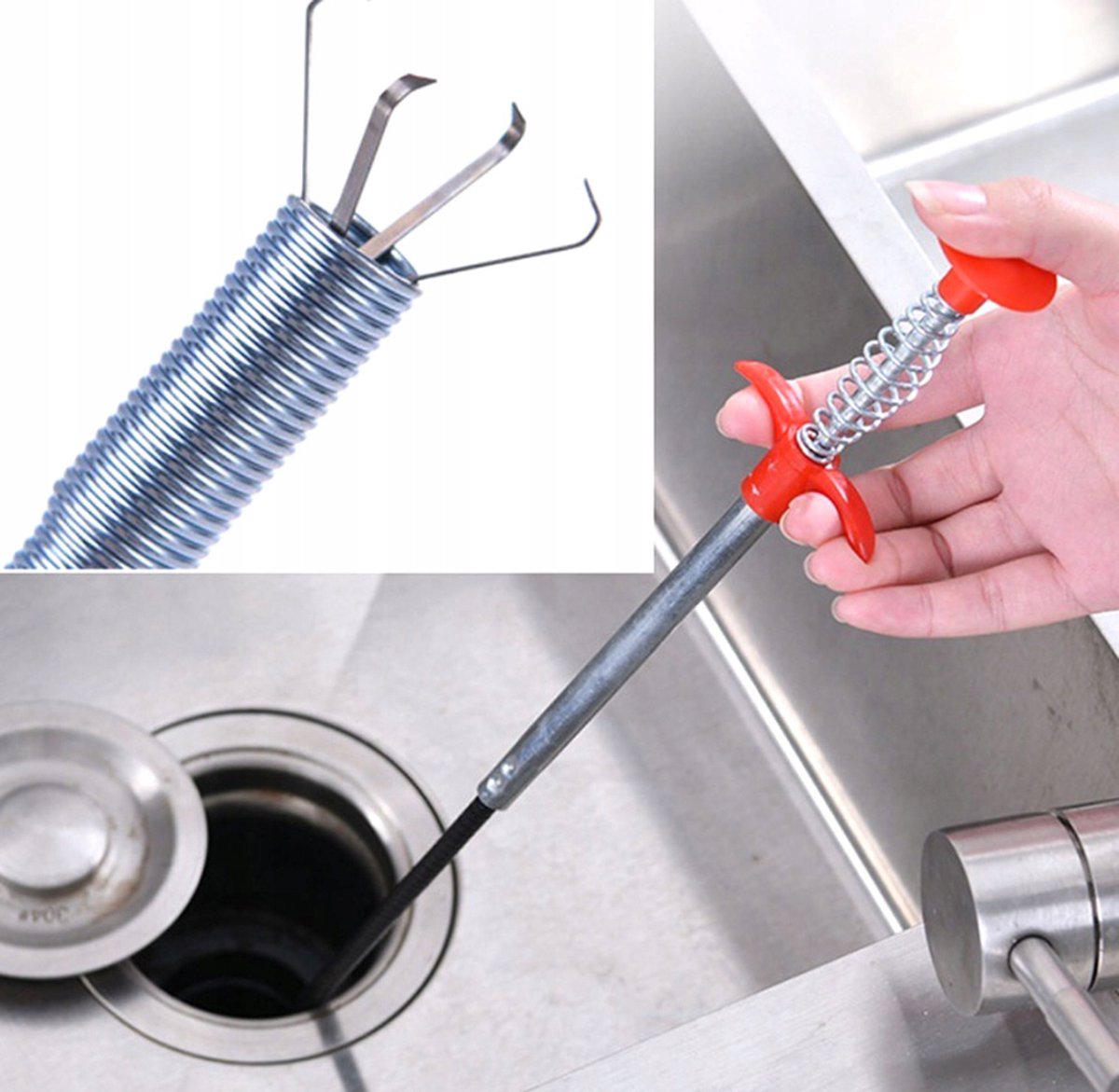 Magnetische flexibele pick up tool met klauw