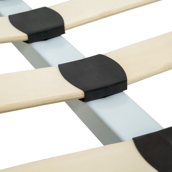 tectake - Lit lit métal „Sonno“ avec sommier à lattes - 180x200cm - blanc - 404518