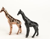 Decoratieve beelden giraf duo - 17 cm