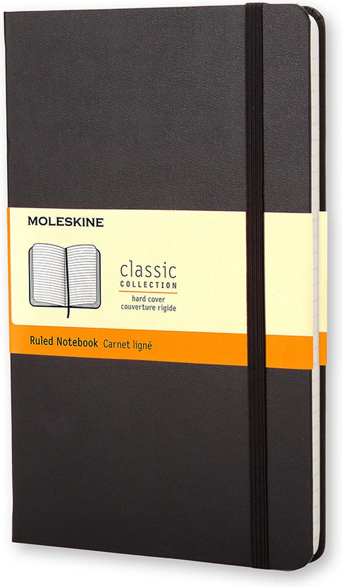 Moleskine Classic Notitieboek - Pocket - Hardcover - Gelinieerd - Zwart - Moleskine