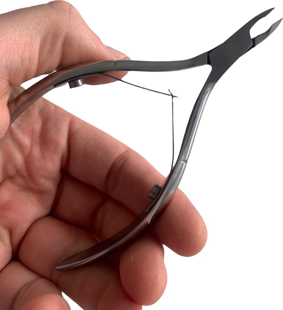 Medies - Nageltang voor ingegroeide teennagels | Diabetes | Dode Huid | Nagelknipper ingegroeide nagels | Nageltang RVS voor ingegroeide nagels | Dode huid | Spits - RVS - Metaal - Dubbele Veer