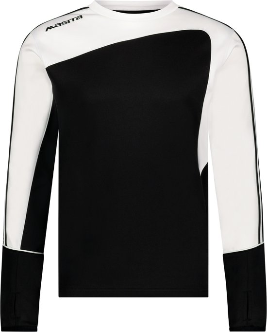 Masita | Forza Dames & Heren Sweater - Mouw met Duimgaten - BLACK/WHITE - 140