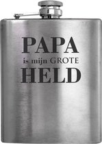 ASTUCE pour la fête des pères ! Flasque en acier inoxydable pour PAPA | Flacon de Hip | BestLaser| 207 ml d'acier inoxydable