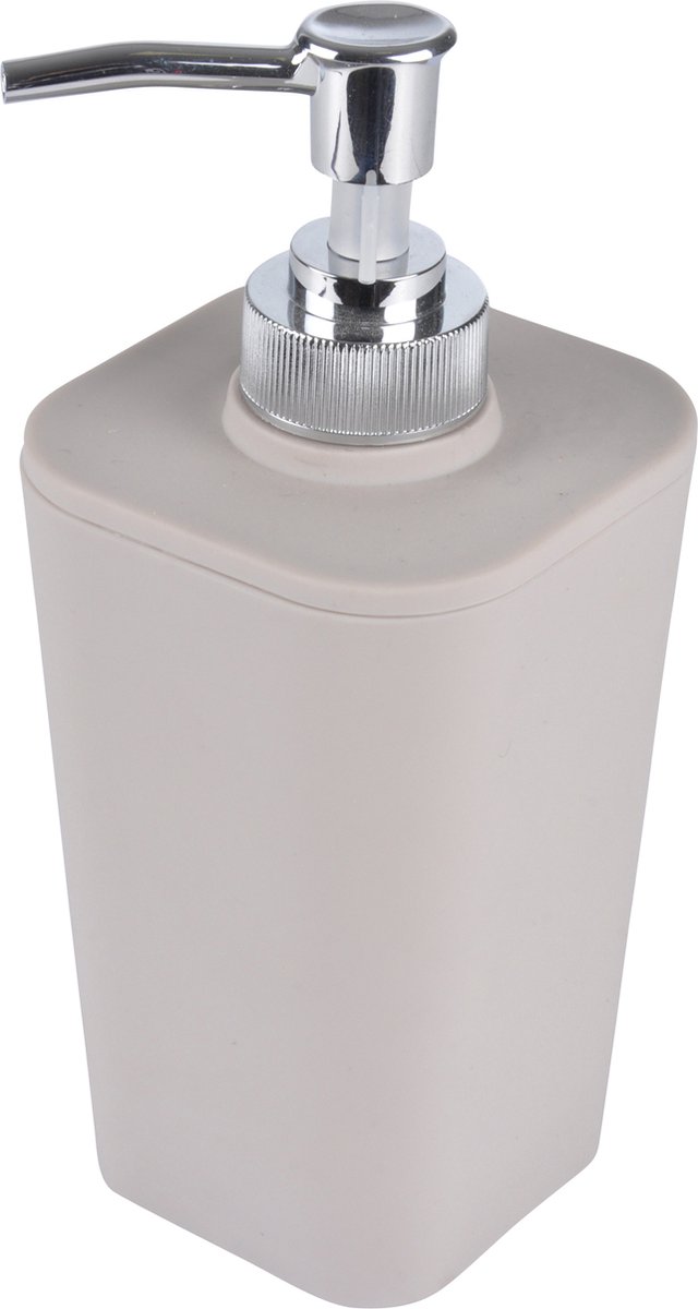 Zeepdispenser kunststof taupe