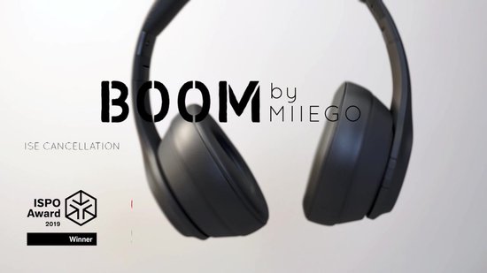 Miiego - BOOM ANC - draadloze over ear koptelefoon - active noice  cancellation - sport... | bol.com