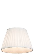 Stoffen Lampenkap Crème Uniqq - 35 Cm Doorsnee, 20 Cm Hoog - Voor Hang- En Staande Lampen Stoffen Lampenkap Creme