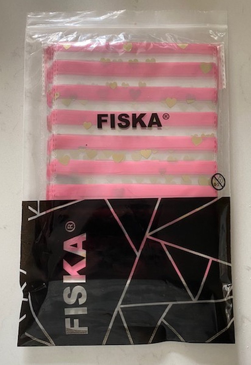 FISKA - 50x Transparante Zakjes Roze Gestreept Met Sluitstrips - Uitdeelzakjes - Trakteerzakjes - Uitdeelzakjes Hart - Snoepzakjes - Uitdeelzakjes Kinderfeest - Zakjes Roze met Gouden Hartjes — afbeelding 3