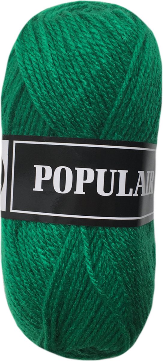 Beijer Populair acryl garen - kerst groen (95) - pakket 5 x 50 gram - haakgaren - breigaren