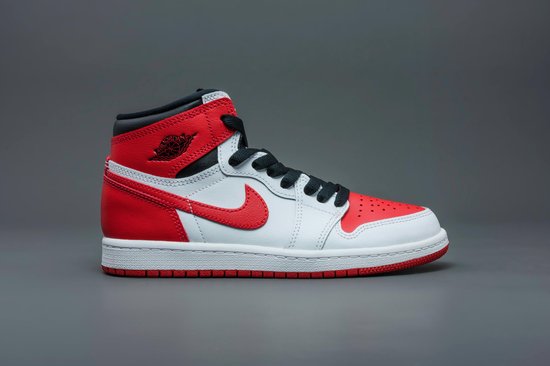 Nike Air Jordan 1 High OG (PS), Heritage, Black, White, Red, AQ26664-161, EUR 34