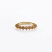 Lace Dream Ring - Dottilove - Zirkonia - 14K Geelgoud Verguld - One Size Dames Ring
