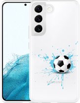 Galaxy S22+ Hoesje Soccer Ball - Designed by Cazy