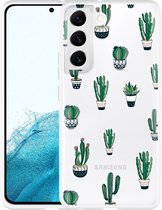 Galaxy S22 Hoesje Cactus - Designed by Cazy