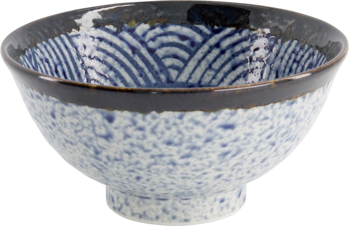 Tokyo Design Studio – Aisai Seigaiha – Kom – 16x8cm 600ml