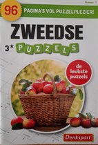 Denksport Zweeds puzzelboek 3 sterren - 96 Zweedse puzzels 3* - mand met appels