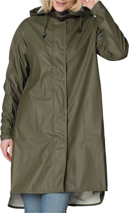 Regenjas Dames - Ilse Jacobsen Raincoat RAIN71 Army - Maat 38