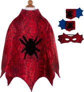 Spiderman verkleed setje - cape, masker en polsbandjes - Spiderman