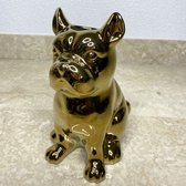 Een Gouden Tip - Vaas - Hond - Goud