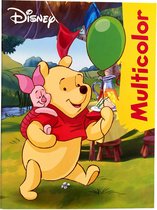 MultiColor kleurboek - winnie the pooh - speciaal voor kinderen - uitermate geschikt voor kleurpotloden