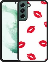 Galaxy S22+ Hardcase hoesje Red Kisses - Designed by Cazy