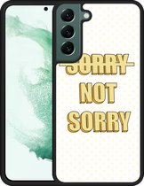 Galaxy S22+ Hardcase hoesje Sorry not Sorry - Designed by Cazy