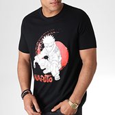 Naruto - White Profile Men T-Shirt - Black - XXL