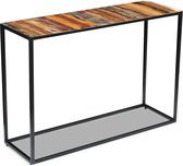 Sidetable 110x35x76 cm massief gerecycled hout