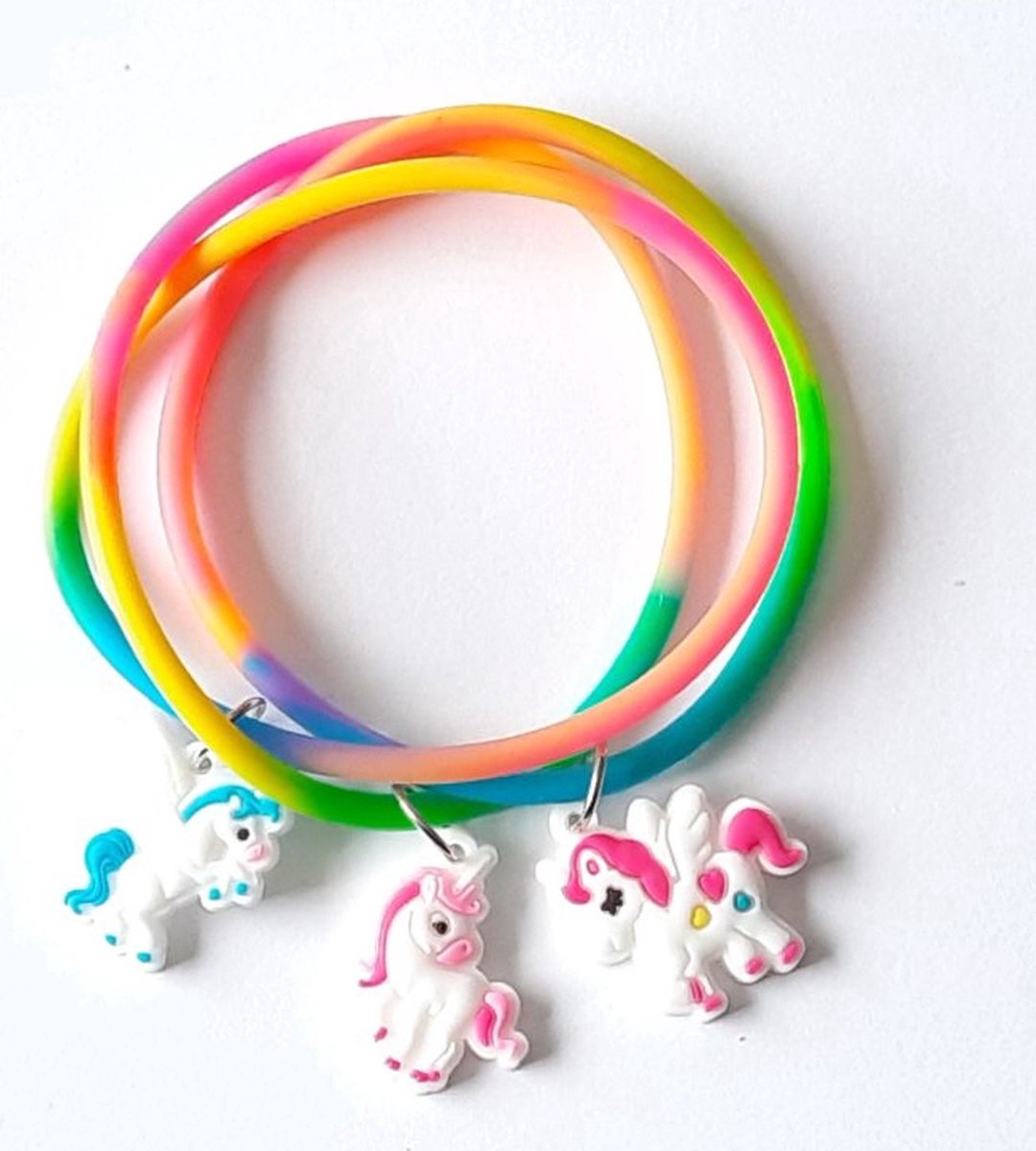 Armband Eenhoorn | Unicorn | Setje van 3 Armbandjes | Regenboog