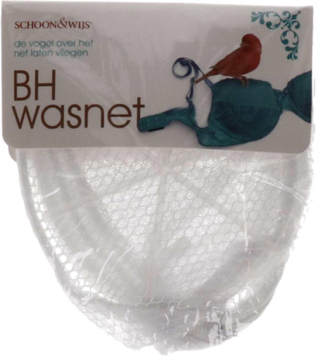 BH Wasnet - Wasnet - BH - Wassen - Wasmachine - Fijne was - Waszak - Kleding - Bescherming - Tegen gaatjes - Bescherming voor uw kleding - Waszak voor BH - Waszak met stevige rand - 37x27 - Wit.