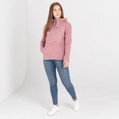 De Dare2B Obsessed Luxe Fleece - outdoortrui - dames - halve rits - trekkoord - Lichtroze