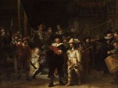 De Nachtwacht - Rembrandt van Rijn -  XXL foto op plexiglas 150x100cm incl. gratis ophangsysteem