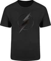 The Flash - Logo Black On Black - T-Shirt maat L