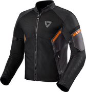 REV'IT! Jacket GT R Air 3 Black Neon Orange XL - Maat - Jas