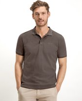 State of Art - Pique Polo Donkerbruin - 3XL - Modern-fit