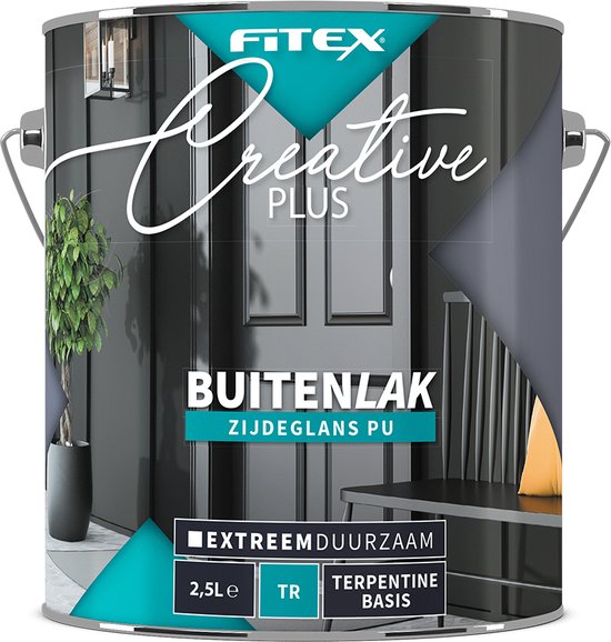 Fitex Creative Plus Buitenlak Zijdegans-Ral 7016-2,5 liter