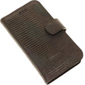 Made-NL Handgemaakte ( Samsung Galaxy A50 ) book case Bruin camouflage print leer