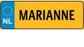 Nummer Bord Naam Plaatje - MARIANNE - Cadeau Tip