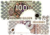 100 Gulden 1992 Steenuil