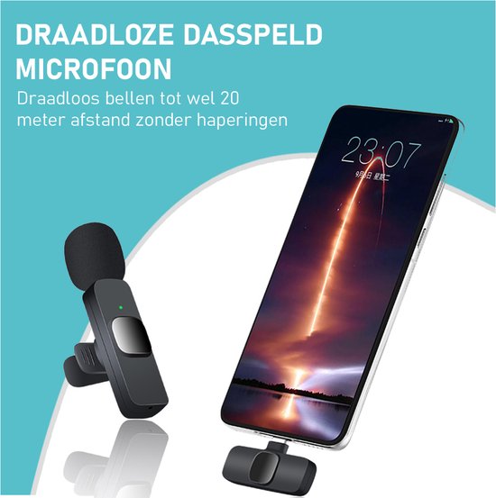 SYNCO Lavalier draadloze microfoon G1 (A1), 2,4GHz draadloos clip-on microfoonsysteem, draadloze microfoon microfoons tot 70m, audio monitoring 1 zender 1 ontvanger voor camera smartphone laptop DSLR camcorder
