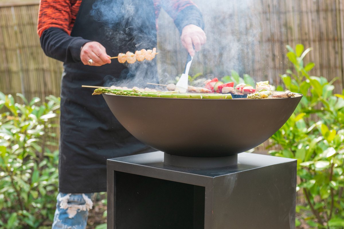 RedFire Onyx Classic Vuurschaal BBQ - Ø 60 cm - Zwart