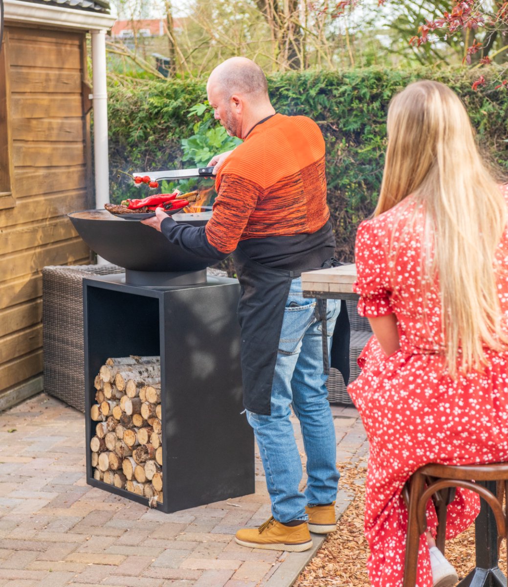 RedFire Onyx Classic Vuurschaal BBQ - Ø 80 cm - Zwart