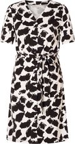 IVY BEAU Wisal Jurk - White/Black - maat 38