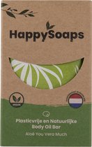 HappySoaps Body Oil Bar - Aloë You Vera Much - Fris, Verkwikkend & Hydraterend - 100% Plasticvrij, Vegan & Natuurlijk - 70gr
