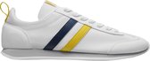 Witte Retro sneaker met Gele en Blauwe streep Nadal maat 38