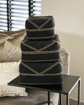 BLITZ - Beaded boxes - set of 3 - Arzu